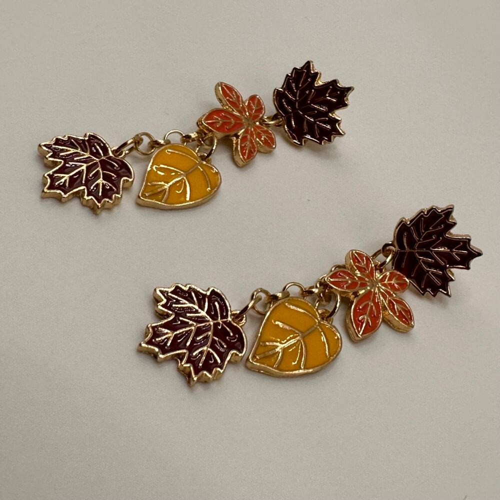 Autumn Leaves Dangle Earrings